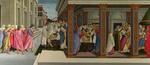 欧洲12-19世纪油画二_BOTTICELLI, Sandro - Baptism of St Zenobius and His Appointment as Bishop